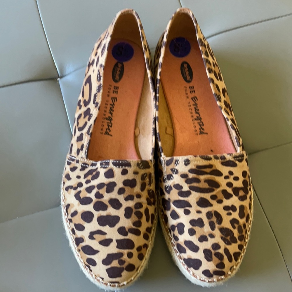 Leopard Print Slip Ons 8.5